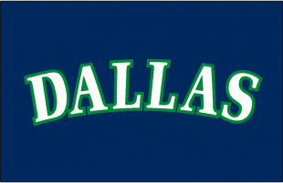 Dallas Mavericks 1993 94-2000 01 Jersey Logo Sticker Heat Transfer