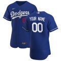 Los Angeles Dodgers Custom Letter and Number Kits for Alternate Jersey Material Vinyl