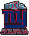 New York Giants 2008 Champion Logo decal sticker