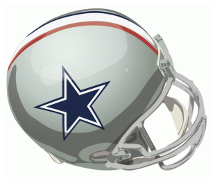 Dallas Cowboys 1976 Helmet Logo Sticker Heat Transfer