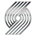 Portland Trail Blazers Silver Logo decal sticker