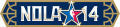 NBA All-Star Game 2013-2014 Wordmark Logo decal sticker