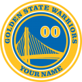 Golden State Warriors Customized Logo Sticker Heat Transfer