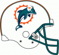 Miami Dolphins 1997-2012 Helmet Logo decal sticker