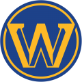 Golden State Warriors 2019-2020 Pres Alternate Logo Sticker Heat Transfer