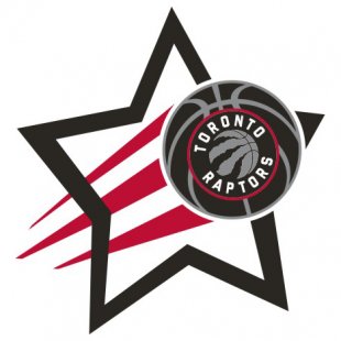 Toronto Raptors Basketball Goal Star logo decal sticker
