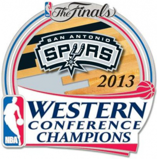 San Antonio Spurs 2012-13 Champion Logo Sticker Heat Transfer