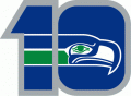 Seattle Seahawks 1985 Anniversary Logo Sticker Heat Transfer