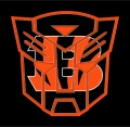 Autobots Cincinnati Bengals logo decal sticker