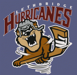 Lethbridge Hurricanes 1997 98-2003 04 Primary Logo Sticker Heat Transfer
