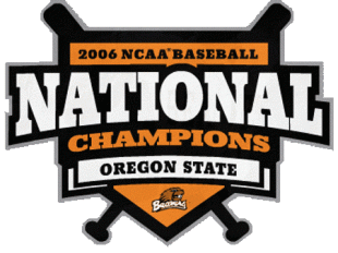 Oregon State Beavers 2006 Special Event Logo Sticker Heat Transfer