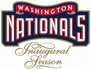 Washington Nationals 2005 Anniversary Logo Sticker Heat Transfer