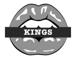 Los Angeles Kings Lips Logo Sticker Heat Transfer