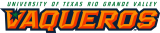 UTRGV Vaqueros 2015-Pres Wordmark Logo 07 decal sticker