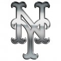 New York Mets Silver Logo Sticker Heat Transfer