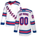 New York Rangers Custom Letter and Number Kits for Away Jersey Material Vinyl
