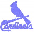 St. louis Cardinals Colorful Embossed Logo decal sticker