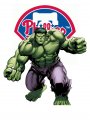 Philadelphia Phillies Hulk Logo Sticker Heat Transfer