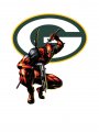 Green Bay Packers Deadpool Logo decal sticker