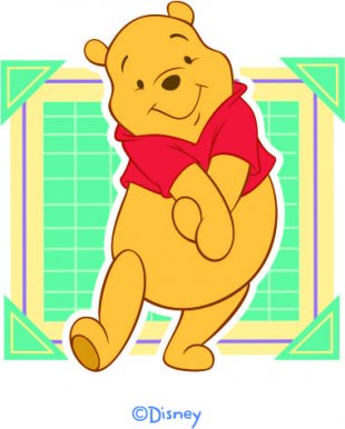 Disney Pooh Logo 02 decal sticker