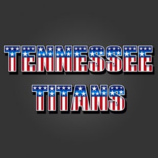 Tennessee Titans American Captain Logo Sticker Heat Transfer