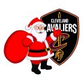 Cleveland Cavaliers Santa Claus Logo Sticker Heat Transfer