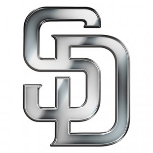 San Diego Padres Silver Logo decal sticker