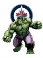 Winnipeg Jets Hulk Logo Sticker Heat Transfer