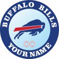 Buffalo Bills Customized Logo Sticker Heat Transfer