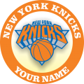 New York Knicks Customized Logo Sticker Heat Transfer