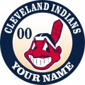 Cleveland Indians Customized Logo Sticker Heat Transfer
