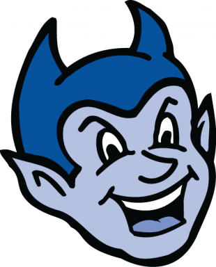 Central Connecticut Blue Devils 1994-2010 Secondary Logo Sticker Heat Transfer