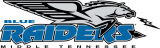 Middle Tennessee Blue Raiders 2007-Pres Alternate Logo Sticker Heat Transfer