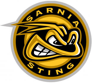 Sarnia Sting 2014 15-2018 19 Primary Logo Sticker Heat Transfer