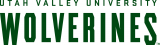 Utah Valley Wolverines 2012-Pres Wordmark Logo Sticker Heat Transfer