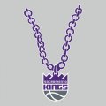 Sacramento Kings Necklace logo decal sticker