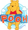 Disney Pooh Logo 01 Sticker Heat Transfer