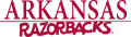 Arkansas Razorbacks 1980-2000 Wordmark Logo decal sticker