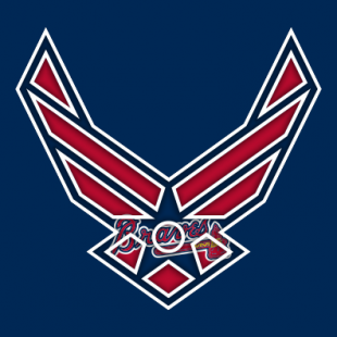 Airforce Atlanta Braves Logo Sticker Heat Transfer