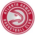 Atlanta Hawks Plastic Effect Logo Sticker Heat Transfer