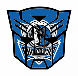 Autobots Dallas Mavericks logo Sticker Heat Transfer
