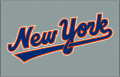 New York Mets 1993-1994 Jersey Logo Sticker Heat Transfer