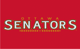 Ottawa Senators 2007 08-Pres Wordmark Logo 04 Sticker Heat Transfer