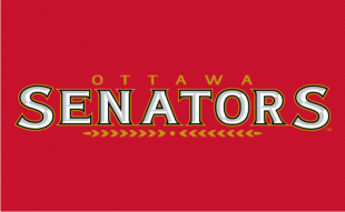 Ottawa Senators 2007 08-Pres Wordmark Logo 04 decal sticker