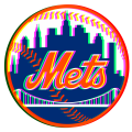 Phantom New York Mets logo decal sticker