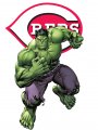 Cincinnati Reds Hulk Logo decal sticker