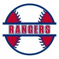 Baseball Texas Rangers Logo Sticker Heat Transfer