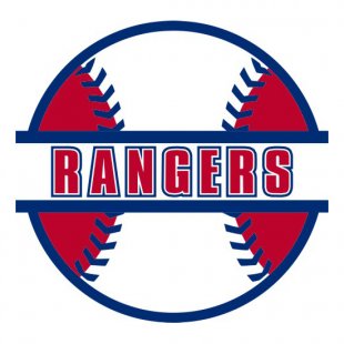 Baseball Texas Rangers Logo Sticker Heat Transfer