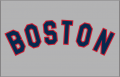 Boston Red Sox 1969-1972 Jersey Logo Sticker Heat Transfer