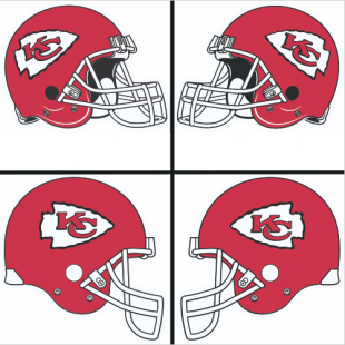 Kansas City Chiefs Helmet Logo Sticker Heat Transfer